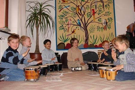 Rhythmusgruppe für Kinder in Hirschhorn und Eberbach